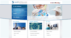 Desktop Screenshot of nordfertility.com